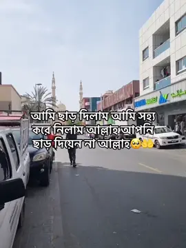 আমি ছাড় দিলাম আমি সহ্য করে নিলাম আল্লাহ আপনি ছাড় দিয়েন না আল্লাহ🥺🤲