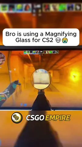 Why is bro using a magnifying glass as a scope in Counter Strike! 😭 #csgo #csgomoments #csgofunny #csgomemes #counterstrike #counterstrike2 #cs2 #cs2moments #pcgaming