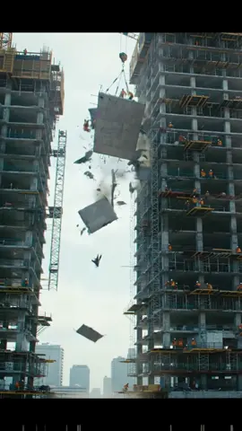 Concrete Slab Collapses Between Towers | Workers React Fast! #constructionfail #craneaccident #caughtoncamera #worksitechaos #dangerousjobs #buildingsite #shortsvideo #reallifeincident #momentofimpact
