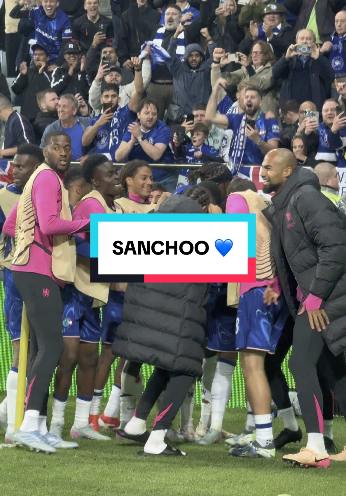 Sanchooooo 😎 #CFC #ChelseaFC #UECLFinal 