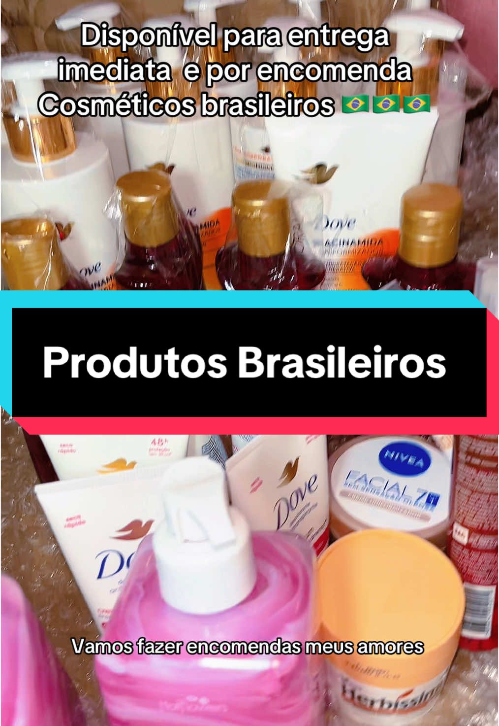 Cosméticos brasileiros disponíveis por encim #foryoupage❤️❤️ #viral_video #foryoupage #fyp 