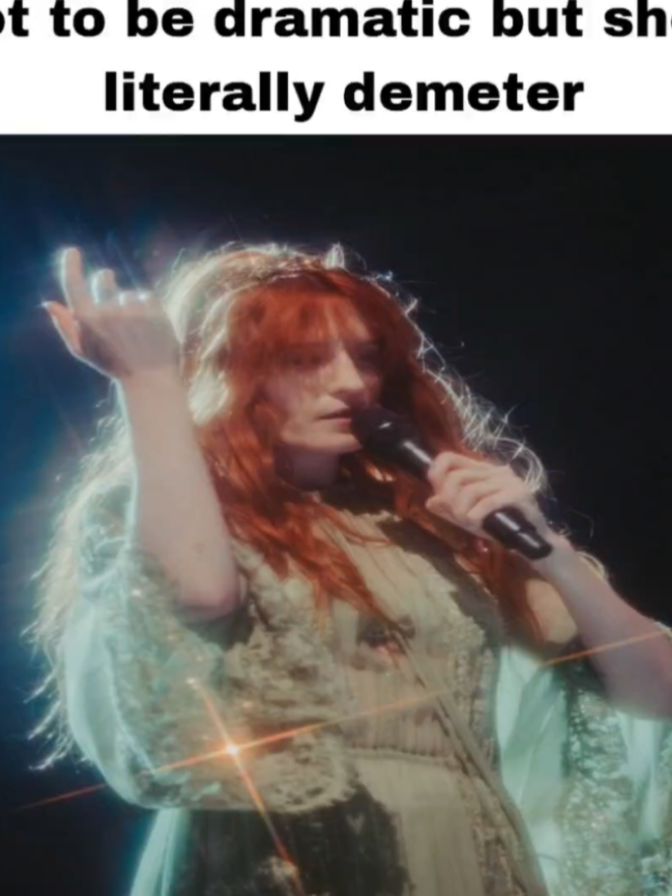 pushing the florence welsh demeter agenda until the day i die #greekmythology #demeter #florenceandthemachine #florencewelch #fyp #wlw 