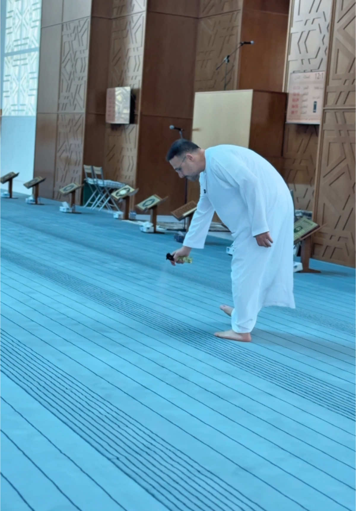 خان الصابون يعطّر مسجد فاطمة الزهراء بعطر يلامس الروح 🕌✨