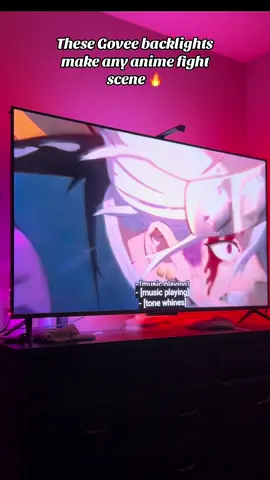These @Govee lights are pretty sick 👀👀 #fyp #viral #foryoupage #anime #govee 