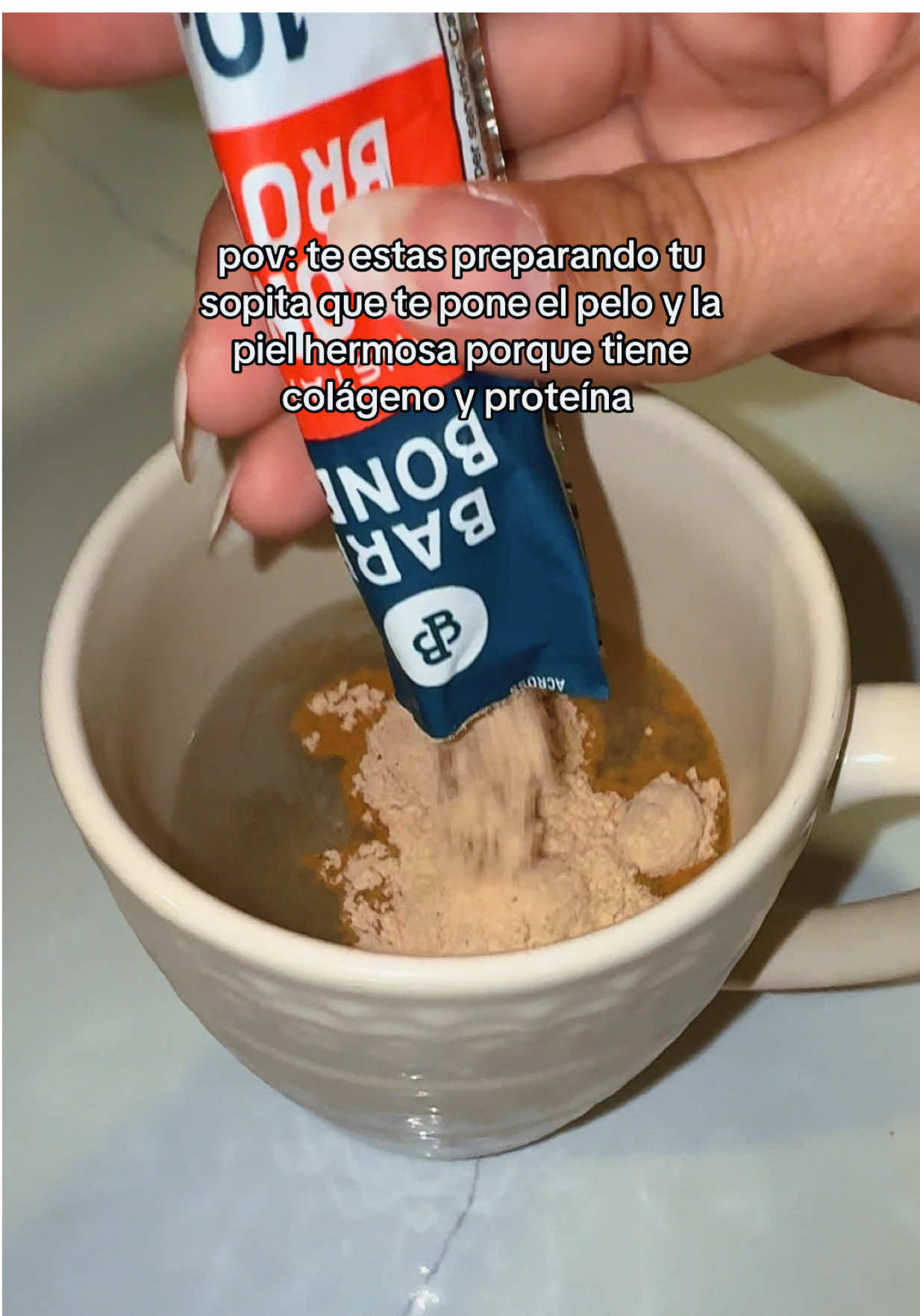 Secreto de belleza: colageno y proteina en un solo sobre #colageno #proteina #bonebroth #collagen 