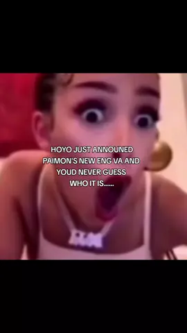 Paimon's raspy voice era😝 #paimon #voiceactor #new #genshin #GenshinImpact #corinaboettger #corina 