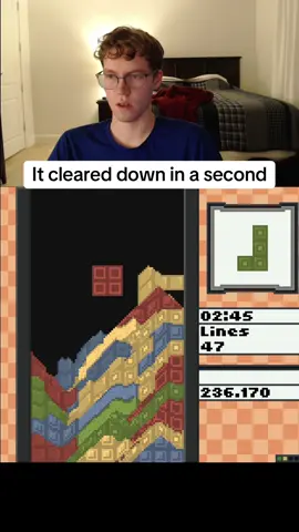 I’m too fast with it #ctwc #nes #tetris #goatythroaty #satisfying #rolling #asmr #nestetris #viral #gamings #retro #USA #texas #california #sandtetris #sandtrix