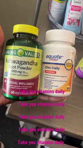 This is a sign to take your vitamins daily! #dailyvitamins #womanvitamins #vitamins #fyp