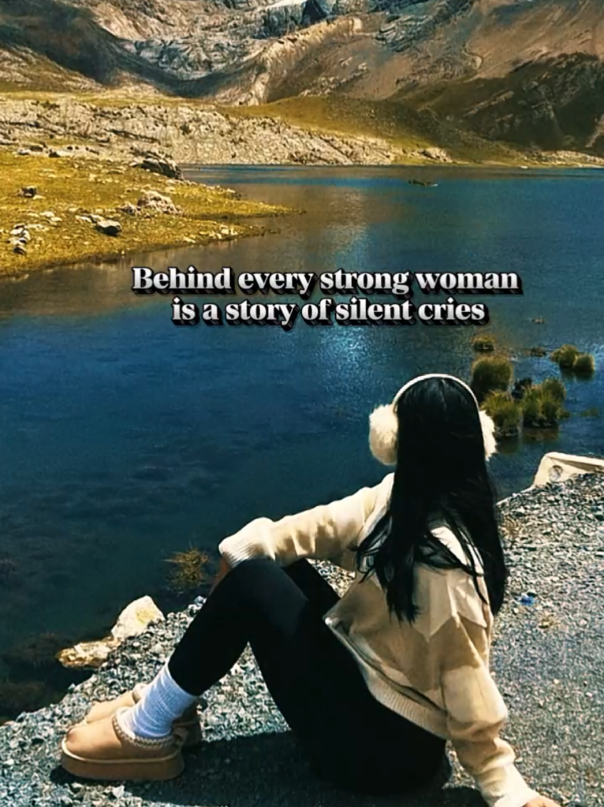 Behind Every Strong Woman #qoutes #message #inspirational #sayings #poetry #CapCut 