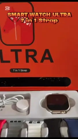 Smart Watch Ultra , con 7 mallas intercambiables 🤩🔝🔝😎 #reloj #smartwatch #electronics #paraguay #paratii 