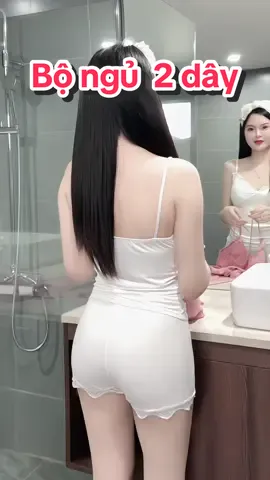 Bộ ngủ 2 dây thun tăm có đệm #review #champhan #champhanriview #dobo #dobomacnha #bongu #bongu2day 