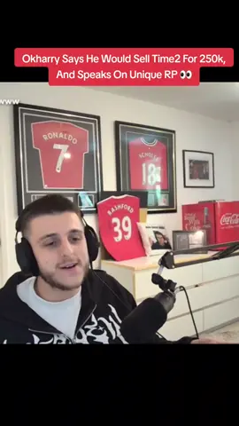 Okharry speaks on what it would cost to sell time2, and speaks on unique 👀 #time2rp #uniquerp #gaming #fyp #gtarp #100k #roleplay 