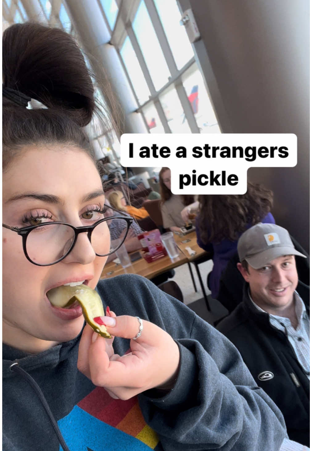 Can’t let a good pickle go to waste🤷🏻‍♀️ #fyp #prank #pickles 