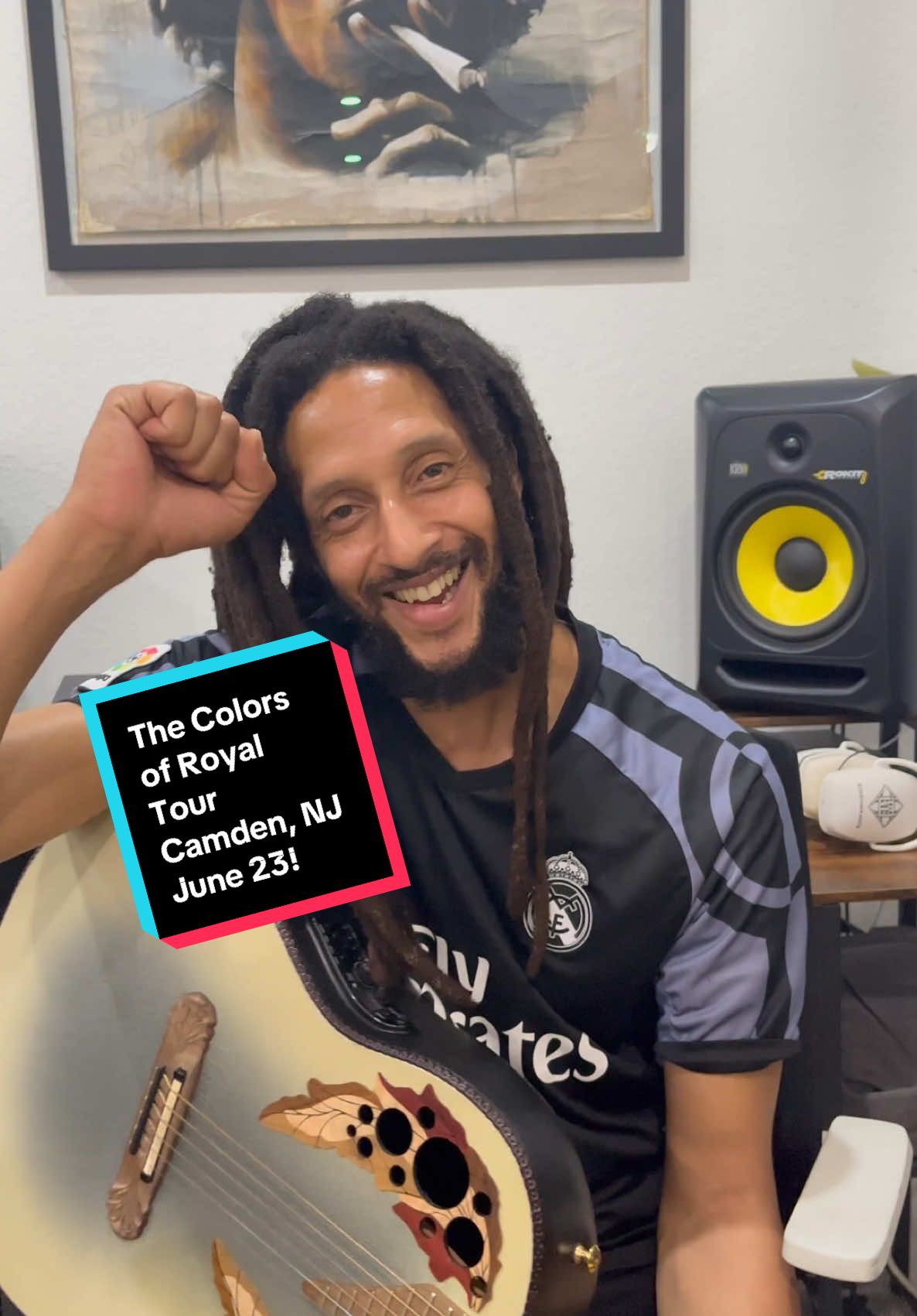 🚨 CAMDEN! You READY?! Julian Marley & The Uprising 🛫 Kicking off the Color of Royal Tour right here in NJ! ⚡️First stop. Big vibes. Pure reggae energy. 🎤 Don’t miss history in the making… 🎟️ Tickets at JULIANMARLEY.COM 🌍 One love. One tour. One mission. #JulianMarley #ColorOfRoyalTour #CamdenNJ #ReggaeTok #ConcertVibes #TikTokTour #ViralSounds #OneLove #LiveMusicEnergy #UprisingTour #BobMarley #BobMarleyAndTheWailers 