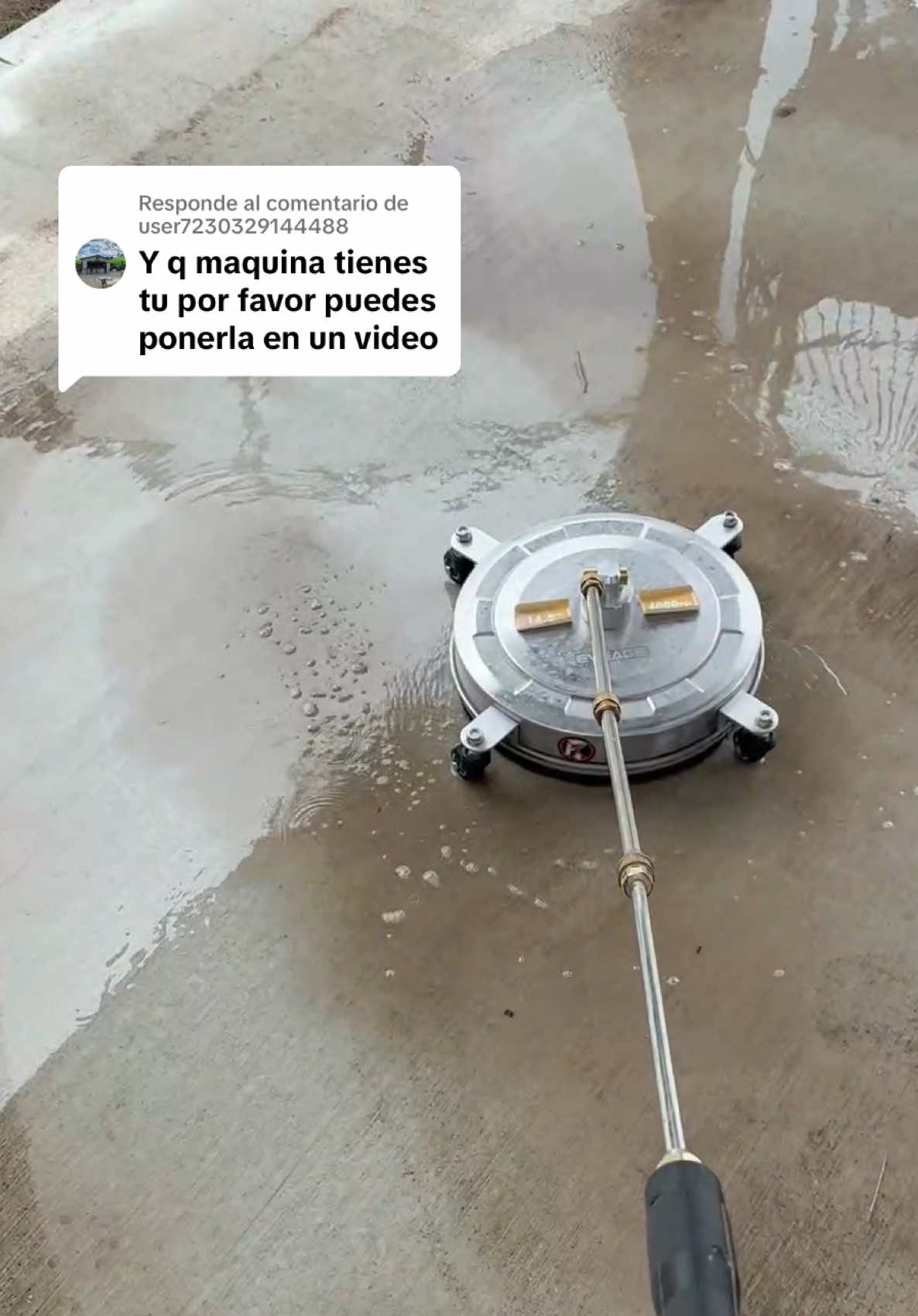 Respuesta a @user7230329144488 La calidad se impone en este producto. Detalles debajo del video #pressurewashing #pressurewasher #surfacecleaner #washer 