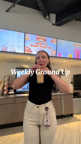 Weekly Ground Upppppp #coffee #dunkin #dunkindonuts #fyp #weeklygroundup 