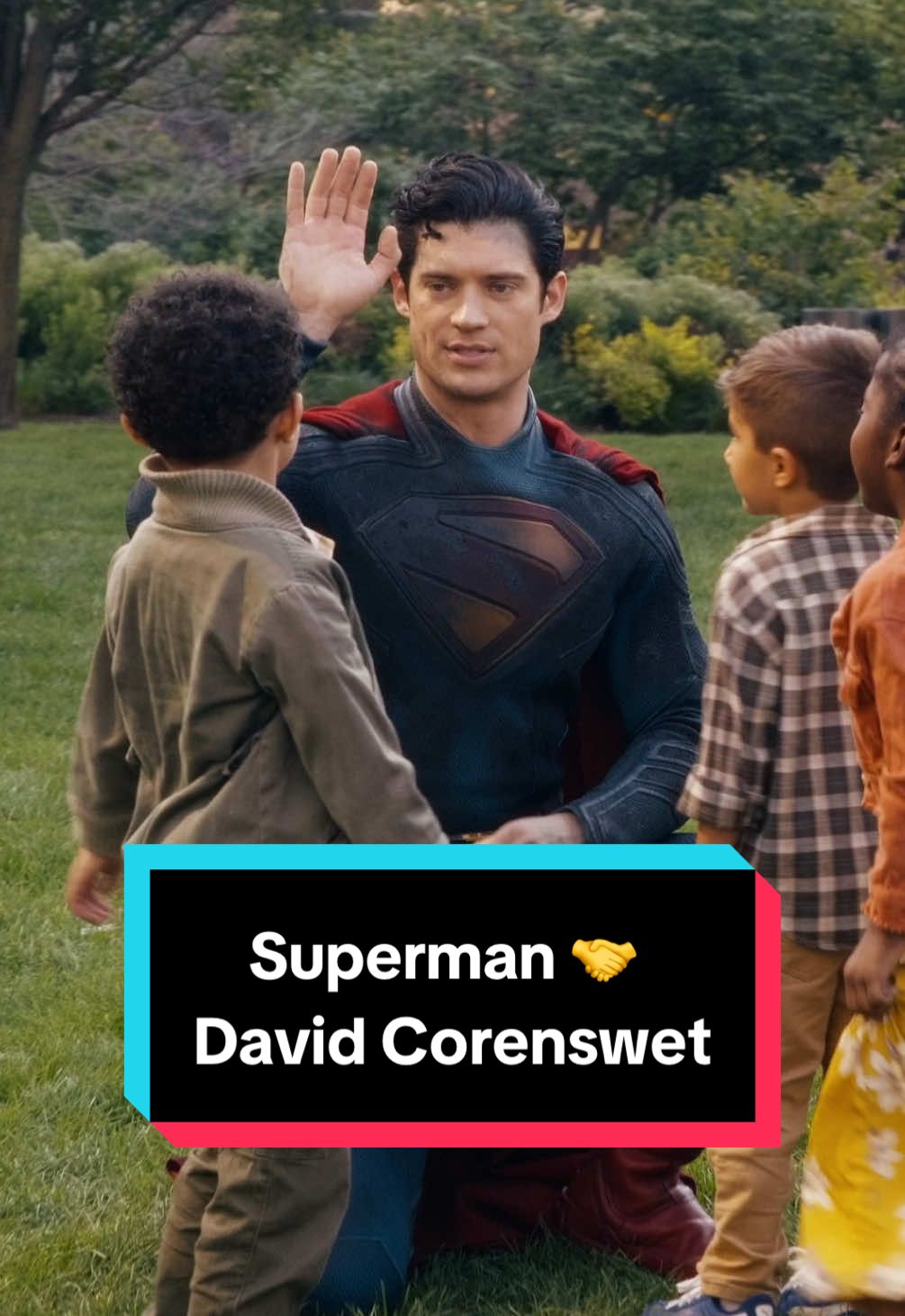 A hero for all 💙❤️ See David Corenswet as #Superman in cinemas July 11. #LookUp #newreleases #movierecommendation #behindthescenes #bts #DavidCorenswet 