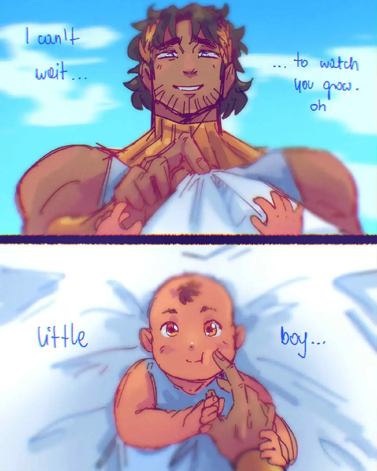 very very lazy doodles inspired by the lyrics idk :p #epic #epicthemusical #odyssey #odysseus #telemachus #athena #ares #hermes #greekmythology #olympus #digitalart #illustration #characterdesign #fyp #foryoupage #arttiktok 