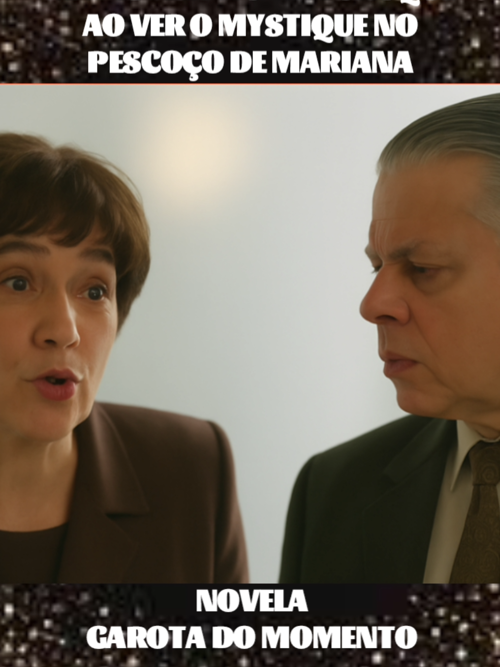 MARISTELA FICA EM CHOQUE AO VER O MYSTIQUE NO PESCOÇO DE MARIANA#novelanarrada #garotadomomento #novela #novelas #ftv 
