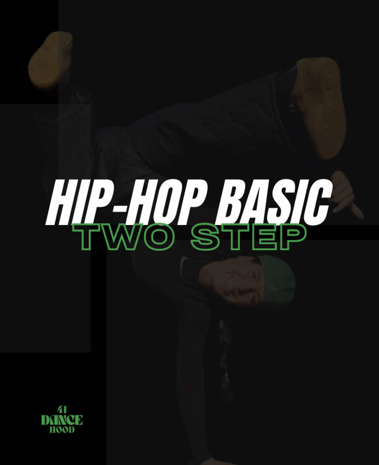HIP-HOP BASIC: TWO STEP 💚  🎶 Usher - Pop Ya Collar #fyp #foryou #hiphopbasic #hiphopbasics #dance #pattyduke #fürdich #usher 