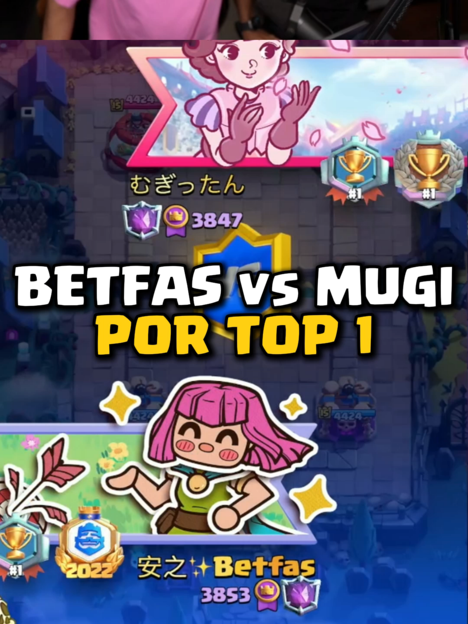 Betfas TOP 1 vs MUGI #clashroyale #parati #fyp #videojuegos #clashtok