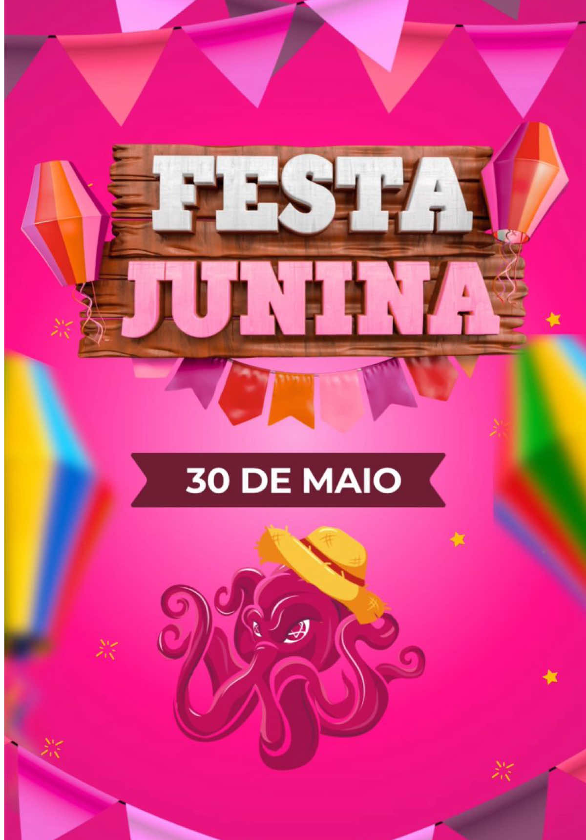 Jogo do kraquinho 🐙 foi um sucesso na festa junina!!