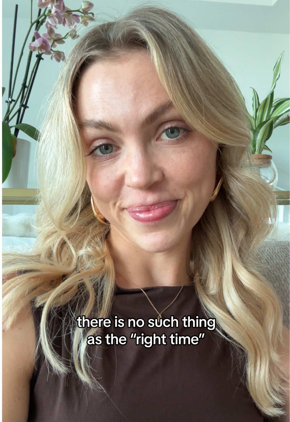 There is no such thing as the “right time”🧡 #LifeAdvice #personaldevelopment #thatgirl #mindset #inspiration #motivation 