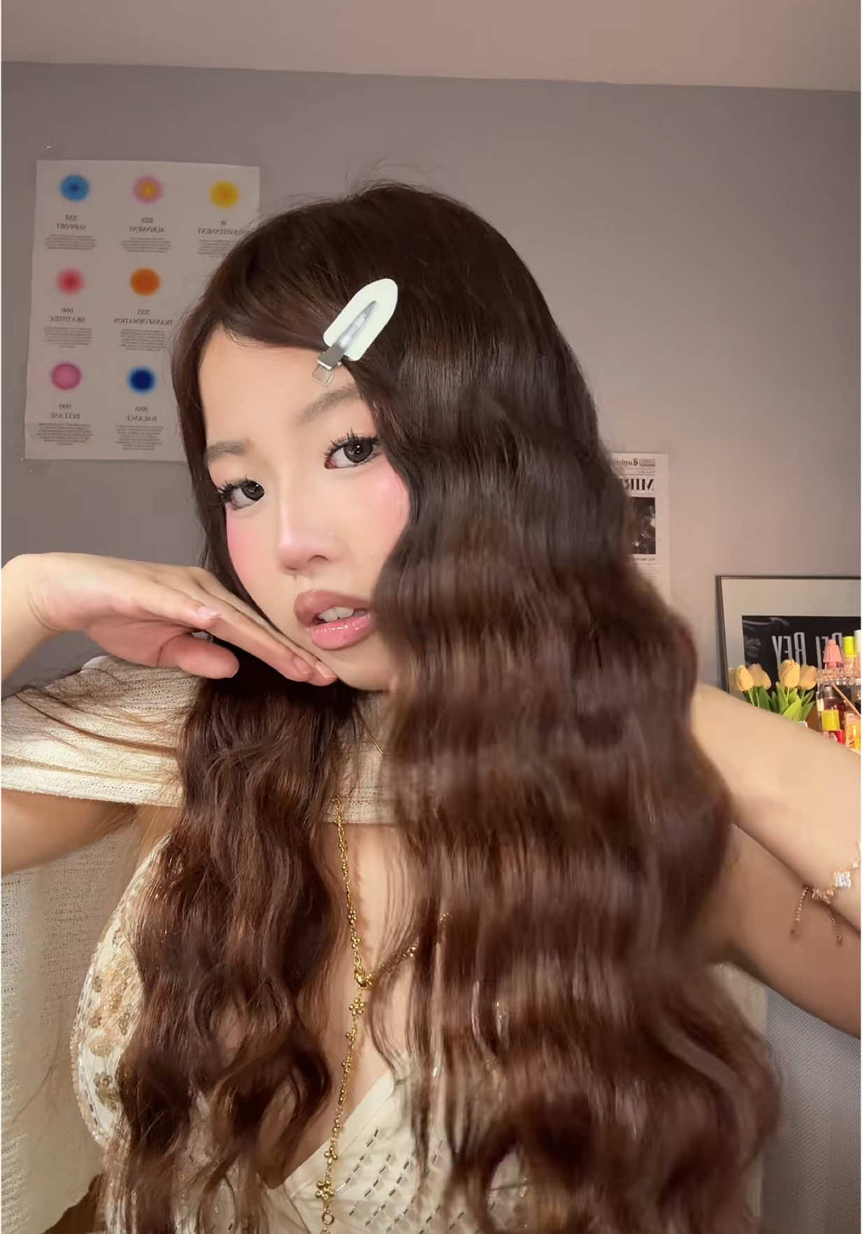 @SHEGLAM #SHEGLAM #SHEGLAMHAIR #SHEGLAMItCurl #SHEGLAMBeachBabe #beachwaves #waves #hairstyle #fyp