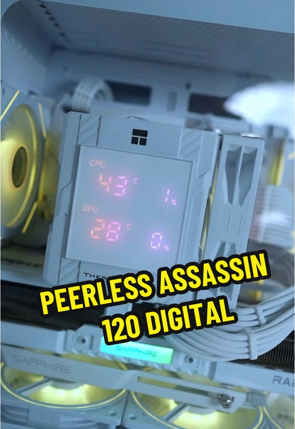 DISPONIBLE COOLER PARA CPU THERMALRIGHT ASSASSIN PEERLESS 120 DIGITAL 🥶 | ASMR | INSTALACIÓN GRATIS!! 🔹 INDICADOR DIGITAL DE TEMPERATURA 🔹 DIMENSION: L 125 MM X W 138 MM X H 162 MM 🔹 TAMAÑO DEL VENTILADOR 120X120X25MM 🔹 COMPATIBLE CON: INTEL: LGA1700/1200/115X/1851 AMD: AM5/AM4 🔹 COLORES DISPONIBLES: BLANCO, NEGRO 💰 520.000 GS. 📱 (0993) 306 - 698 ¡Contáctanos para más info! 🏍️Contamos con Delivery y envíos a todo el País. ESTAMOS EN INSTAGRAM COMO pctech_py #pcgamer #setup #gaming #amd #intel #paraguay #paratiiiiiiiiiiii #🇵🇾