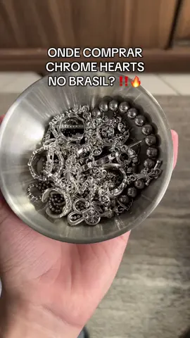 onde comprar chrome hearts no brasil? 🔥🔥 #fashion #fashiontiktok #fyp #foryoupage #chromehearts #outfit #outfitinspo #acessorios 