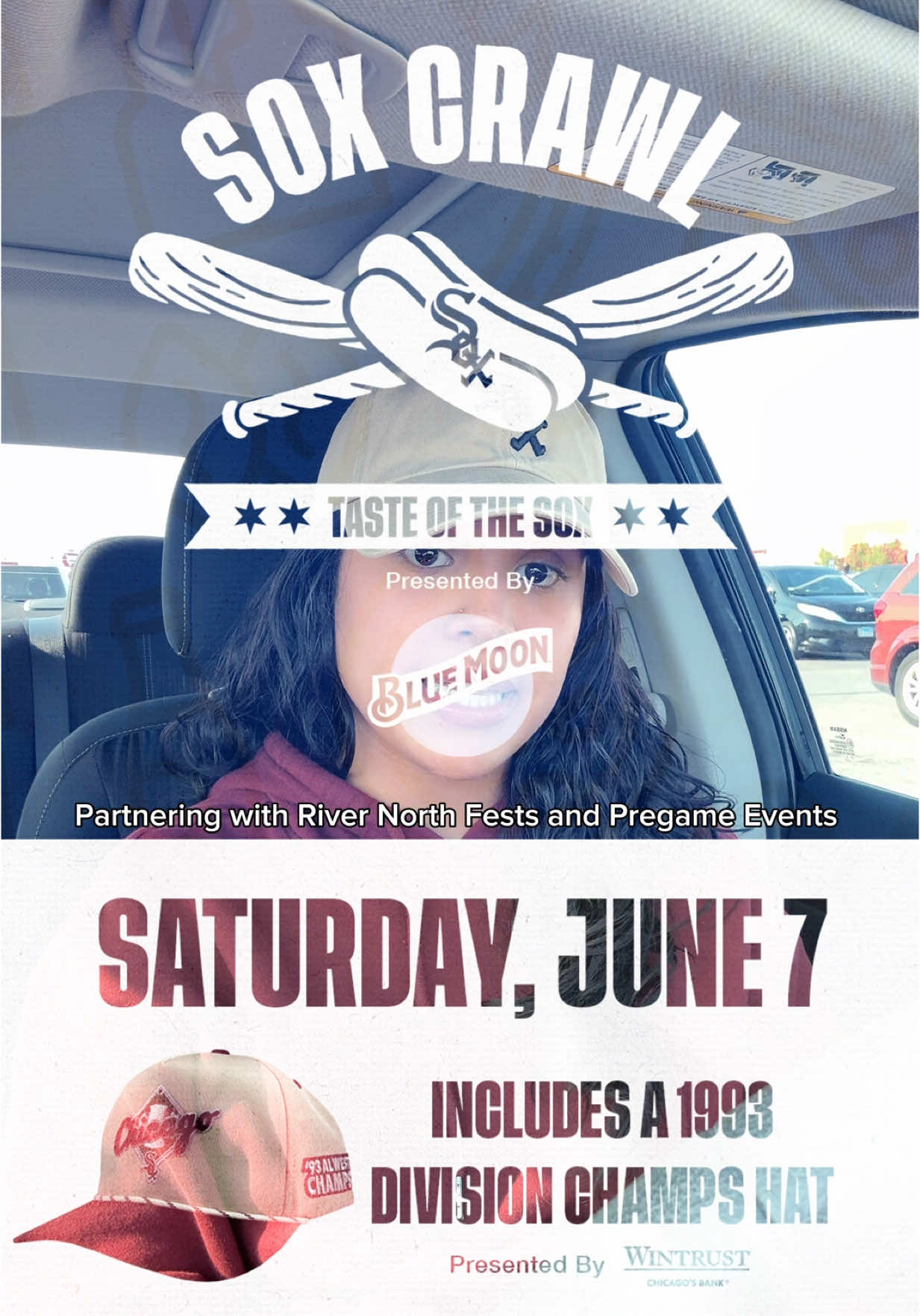 Sox Crawl Giveaway 🖤  🎟Tickets include: ✨Exclusive entry to the Pregame Bar Crawl INSIDE THE STADIUM 🧢A lower-level game ticket to the Chicago White Sox vs Kansas City Royals at 3:10pm after the crawl ⚾️ An official 1993 Divisional Champs Rope Hat 💥Unique Sneak Peek Sampling featured at the ballpark after the all-star break including Asian Citrus Noodle Salad, Orange Chicken Waffle Fries, and Carnitas Taco 🔥Autograph signings with 1993 AL Cy Young Award winner Jack McDowell ✨Exclusive Blue Moon Specialty cocktail available for purchase 🍗Food & Drink Specials 🎶Music & entertainment ✨Giveaways and more! #chicago #chicagowhitesox #whitesox 
