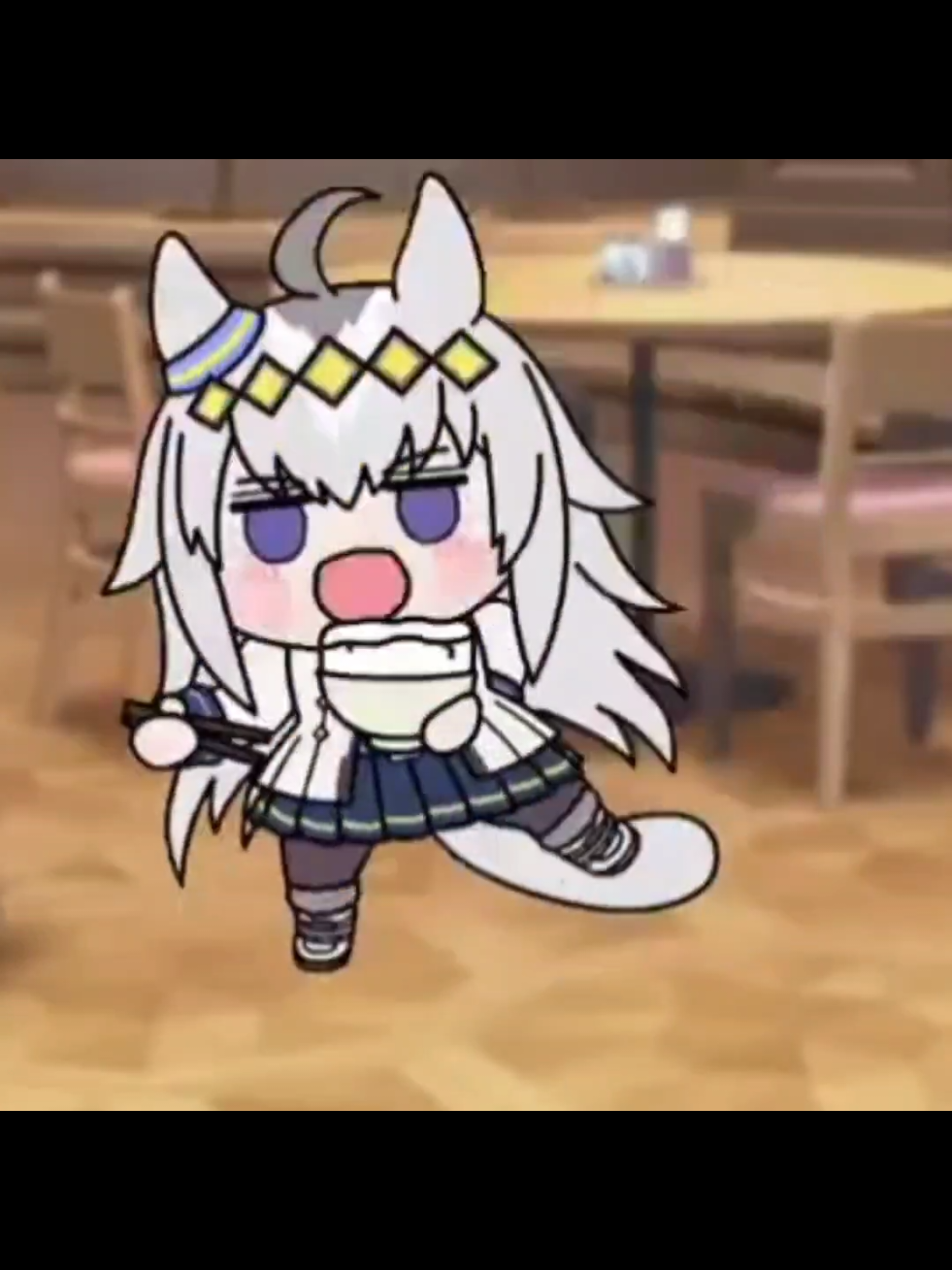 Oguri Cap 🤍 | #umamusume #umamusumeprettyderby  #umamusumecinderellagray #oguricap #food
