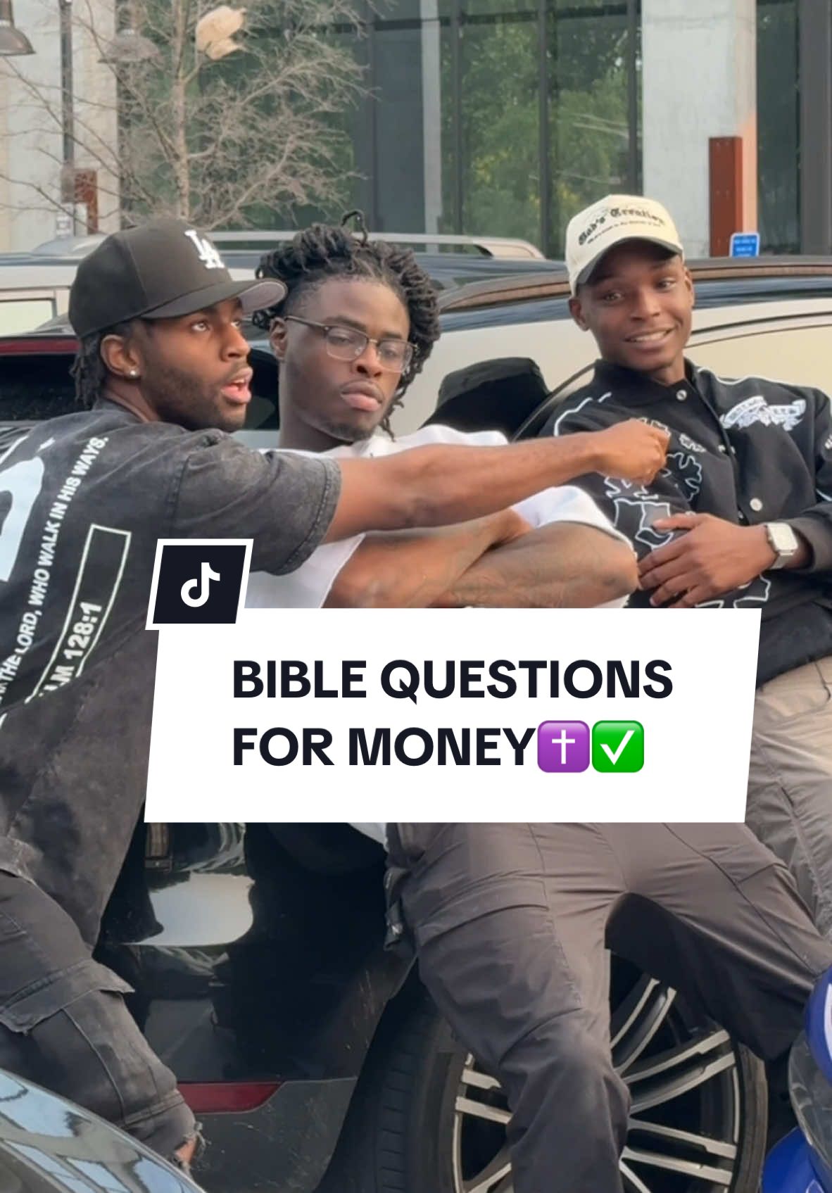 BIBLE QUESTION FOR MONEY✝️💵#christianhumor #christianquestions #christiantiktok #jesus #publicinterview #CapCut 