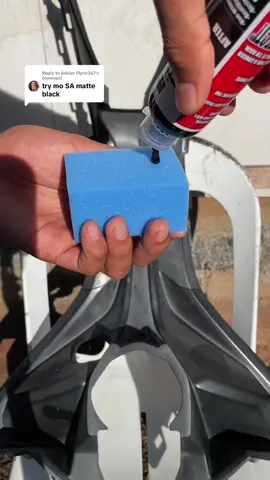 Replying to @Adrian Flynn367 matte fairings goods po ang boss back to black fairings restorer #fyp #viral #trending #backtoblack #fairingsrestoration #boss #fyp 