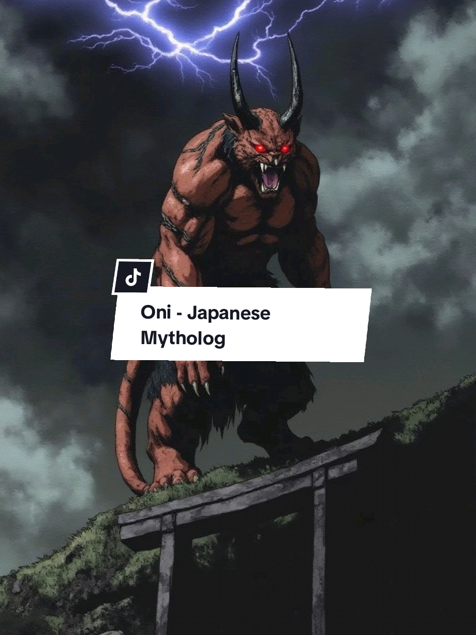 Oni - Japanese Mythology #scarystories #mystery #scary #DidYouKnow #oni #mythology 