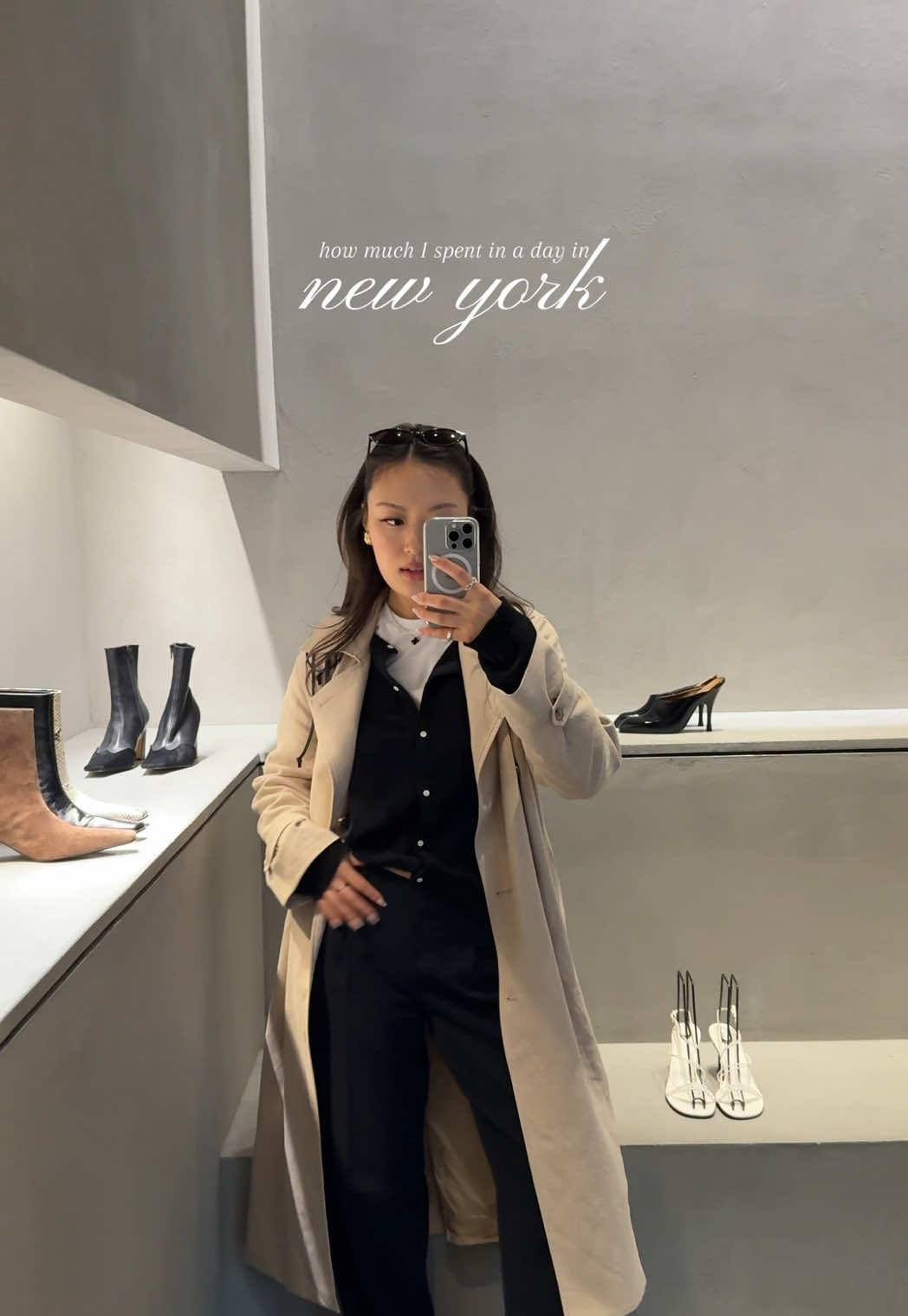 whenever I want to spend money, i don’t see anything cute to purchase 🥲 but maybe it’s a sign from the universe to stop spending money lol going shopping in NYC after I wrap up my work conferences, give me recommendations other than soho 🤍  also do we like these kinds of videos? decided to try something different but you tell me! #howmuchispendinaday #asmr #Vlog #workvlog #marketingmanager #budget #newyorkcity 