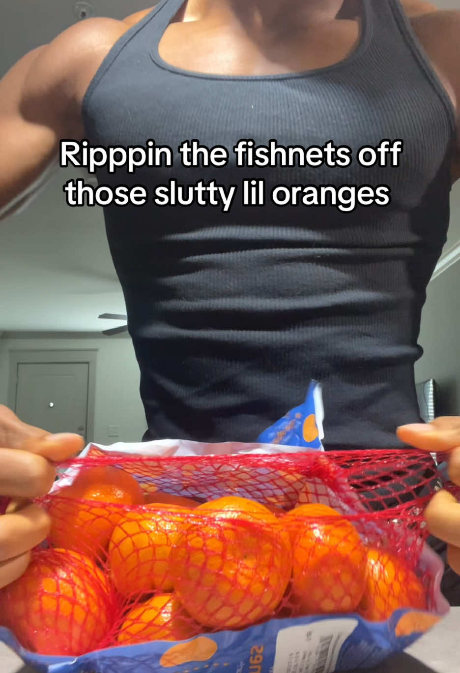 Behave now 🙂‍↕️ #fypage #oranges #fishnets 