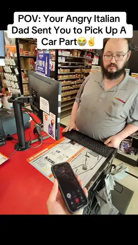 Italian dads don’t play around 😭😭 #fyp #italian #car #carparts #funny #prank #angry 