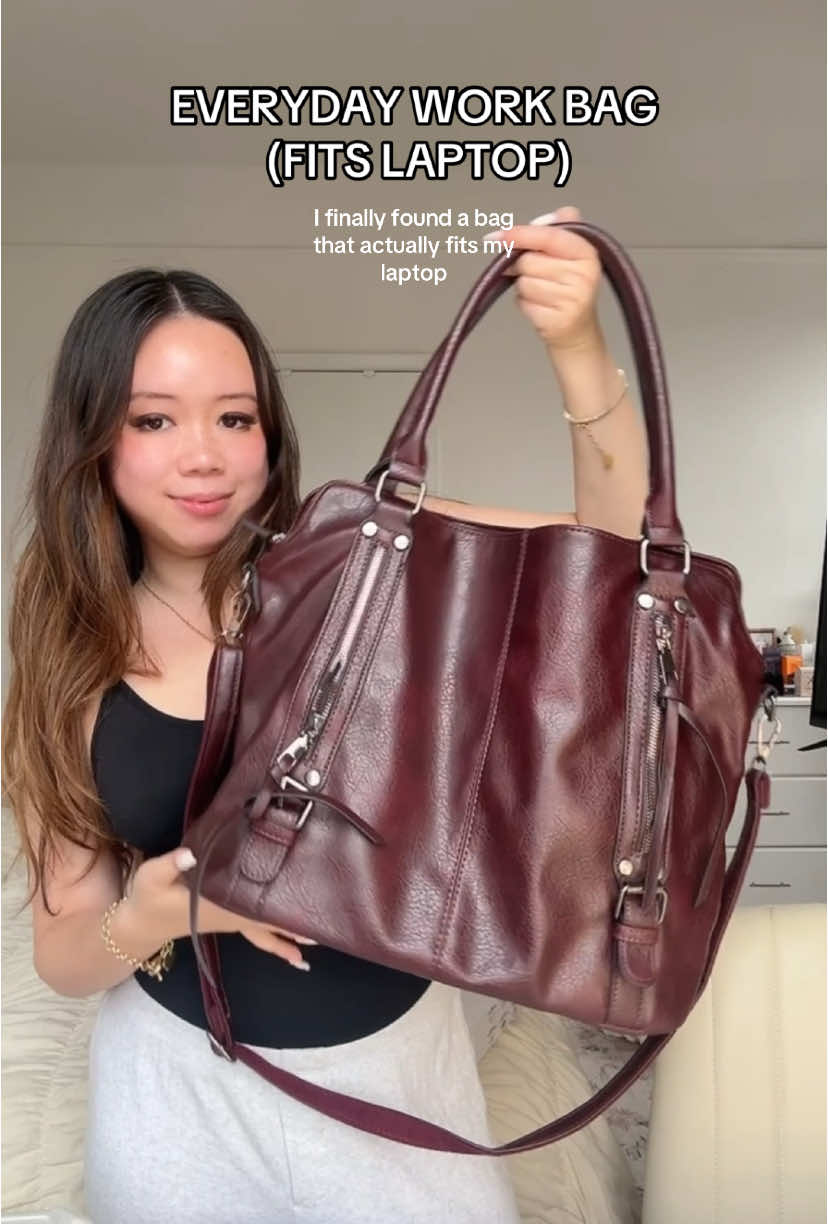 This is a great every day work bag. I’ve had it for more than half a year now!  it’s a gorgeous and chic bag. I love the grain detailing also has a nice dirty to handle and multiple ways that you can use the bag. It also has tons of zippers and pockets! #w#workbagw#workpursel#laptopbagt#tiktokshopsummersales#spotlightfindsT#TiktokShopCreatorPickst#tiktokshopsummerturnups#summeroutfit