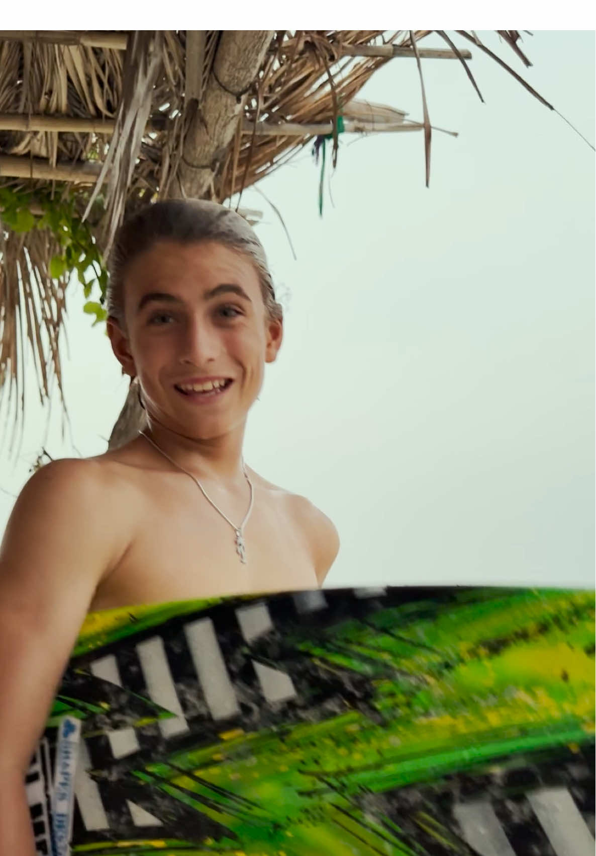 Surfing Barra in my board shorts!  Crowded but fun 🏄🏼‍♂️🤙👑