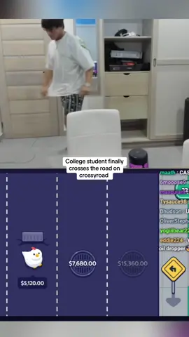 College student finally crosses the road on crossyroad #togi 
