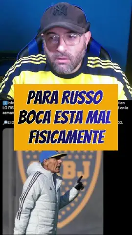 Para #russo #boca esta mal fisicamente! #elantitermos #riquelme