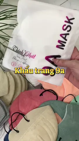 Conbo 100 chiếc khẩu trang 9a from to có nhiều màu xinh dùng cho cả tháng #khautrang #khautrang9adinang #khautrangthinhphat #khautrang9a #muasamcungtiktok #meovat #ngochana 