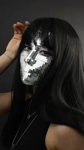 Maquillaje de bola disco 🪩 me uní al trend #maquillaje #discoskin #makeupartist #challenge #maskgirl #discoball 