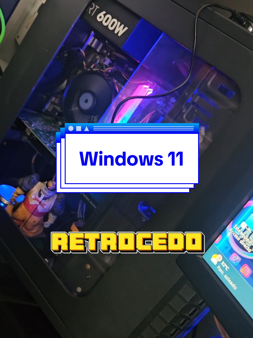 No más Windows 11 y sus cosas raras #pc #sistemas #windows11 #errores 
