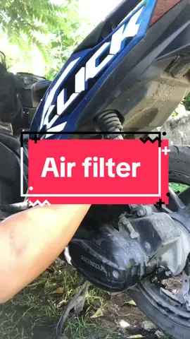 Air filter 🤘 #click125i #clickv2 #budolfinds #tools #airfilterchange #airfilter 