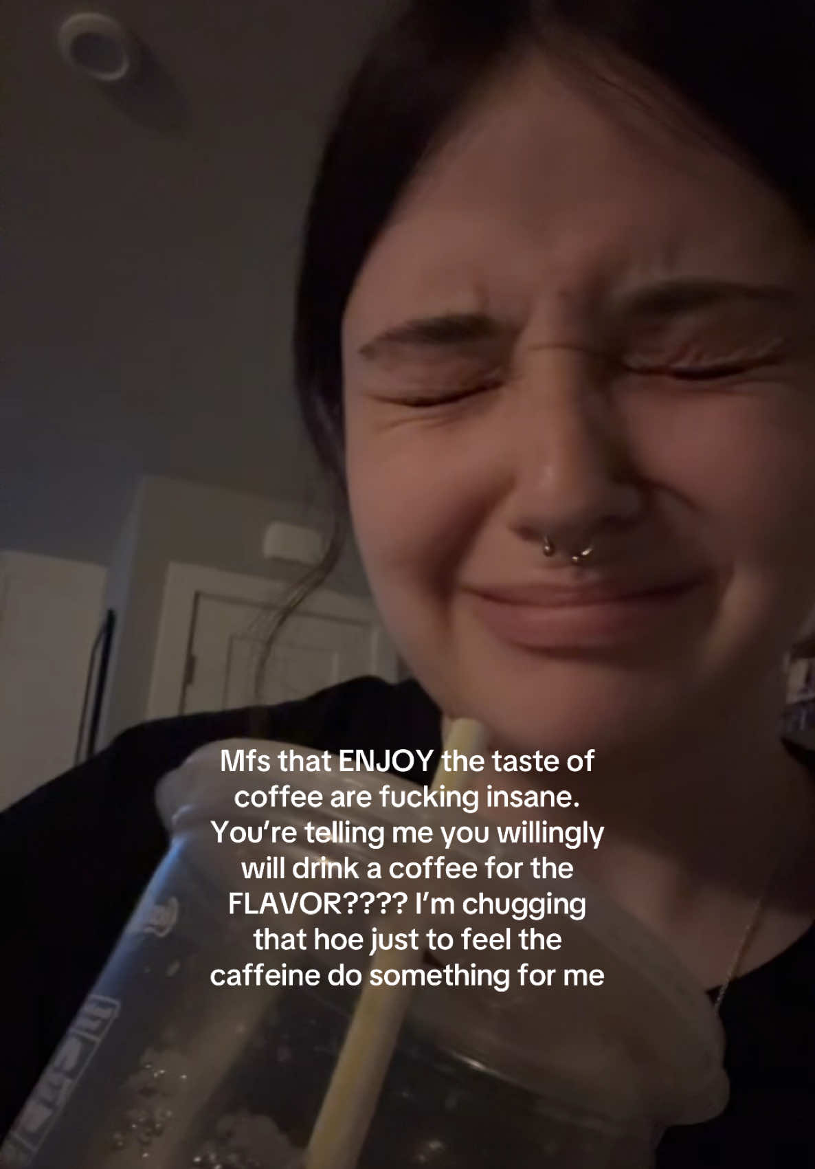 I genuinely gag a little sometimes. #dawgzai #fyp (GUYS THE CAFFIENE ISNT AS EFFECTIVE WHEN YOU ADD A BUNCH OF CREAM AND SUGAR)