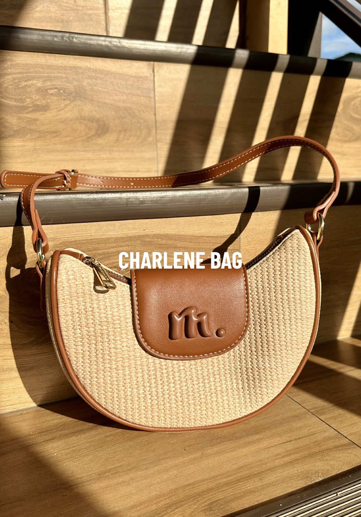 Sobrang ganda mo Charlene bag!!!! ✨🤎of course from @MOSSDOOM.PH yarn! 🥰 #mossdoombag #rattanbag #summerbag #mossdoom #slingbag #underarmbag #Bags #bag #mossdoomph 