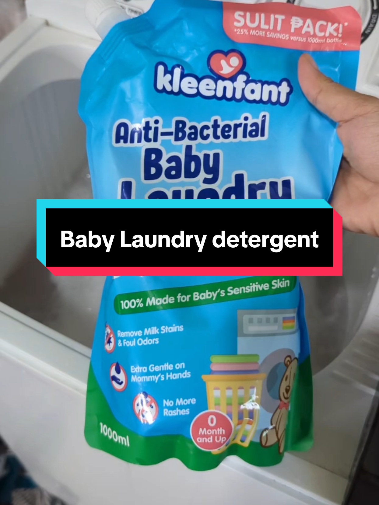Kleenfant Antibacterial Baby Laundry detergent  #wowfinds #agnesendaya #babylaundrydetergent #kleenfant 