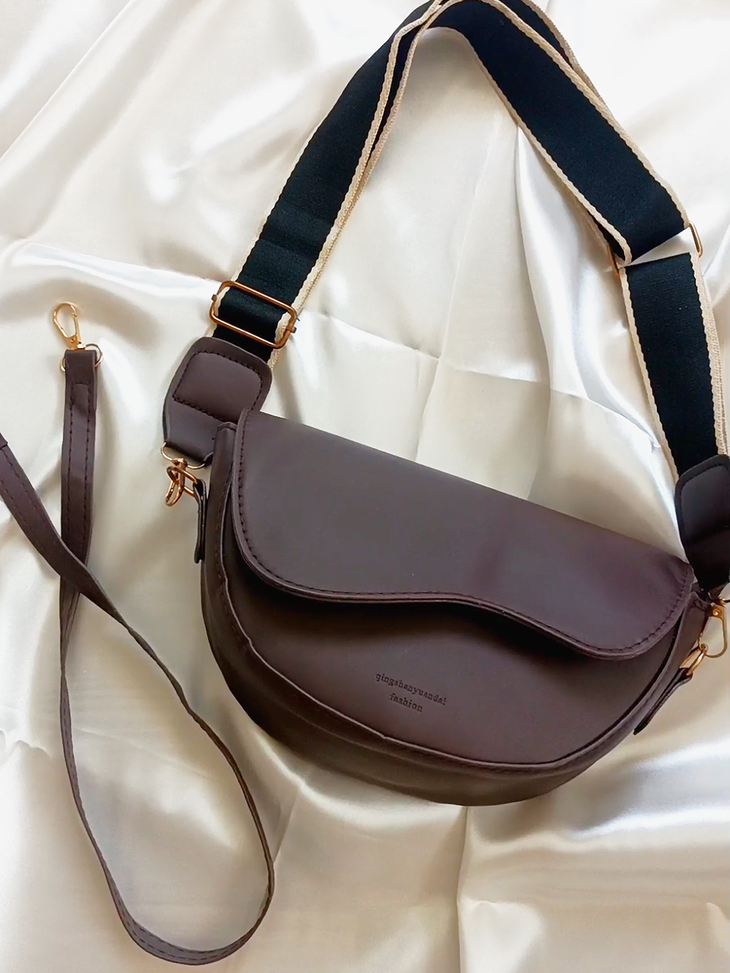 Mumu 4092 Retro 2 Way Leather Bag #bag #bagforwomen #slingbag #shoulderbag #dumplingbag #leatherbag 